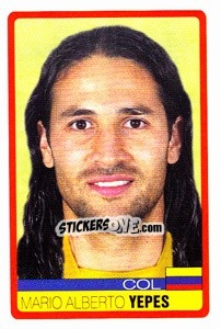 Sticker Mario Alberto Yepes - Copa América. Venezuela 2007 - Panini