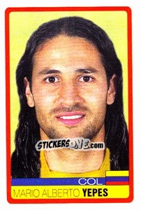 Sticker Mario Alberto Yepes - Copa América. Venezuela 2007 n. 251 - Panini