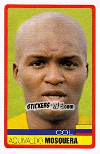 Figurina Aquivaldo Mosquera - Copa América. Venezuela 2007 n. 253 - Panini