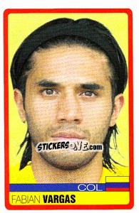 Sticker Fabian Vargas - Copa América. Venezuela 2007 n. 258 - Panini