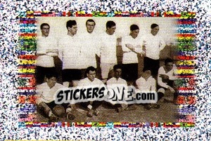 Sticker Argentina 1916 - Uruguay - Copa América. Venezuela 2007 - Panini