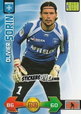 Cromo Olivier Sorin - FOOT 2009-2010. Adrenalyn XL n. 1 - Panini