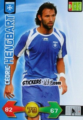 Figurina Cédric Hengbart - FOOT 2009-2010. Adrenalyn XL n. 2 - Panini