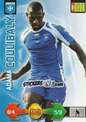 Sticker Adama Coulibaly - FOOT 2009-2010. Adrenalyn XL - Panini