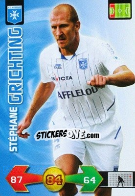 Cromo Stéphane Grichting - FOOT 2009-2010. Adrenalyn XL - Panini