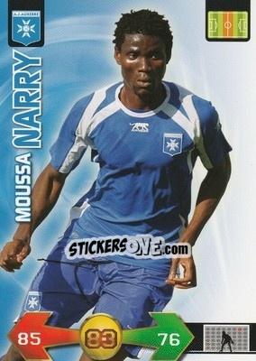 Sticker Moussa Narry - FOOT 2009-2010. Adrenalyn XL - Panini