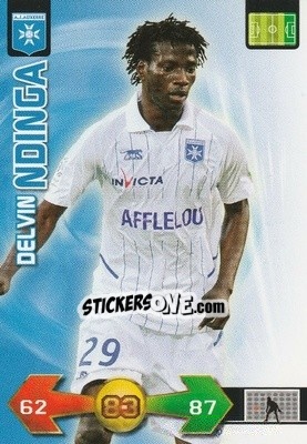 Figurina Delvin Ndinga - FOOT 2009-2010. Adrenalyn XL n. 12 - Panini