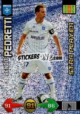 Figurina Benoît Pedretti - FOOT 2009-2010. Adrenalyn XL n. 17 - Panini