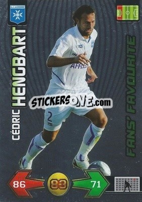 Figurina Cédric Hengbart - FOOT 2009-2010. Adrenalyn XL n. 18 - Panini