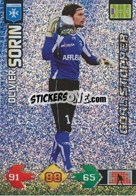 Sticker Olivier Sorin - FOOT 2009-2010. Adrenalyn XL - Panini