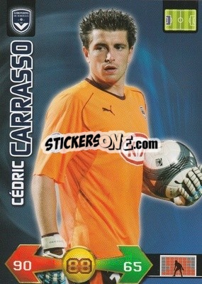 Cromo Cédric Carrasso - FOOT 2009-2010. Adrenalyn XL n. 20 - Panini