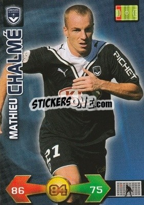 Sticker Matthieu Chalmé - FOOT 2009-2010. Adrenalyn XL - Panini