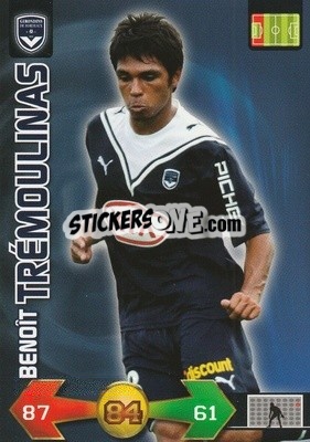 Sticker Benoît Trémoulinas - FOOT 2009-2010. Adrenalyn XL - Panini