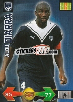 Sticker Alou Diarra - FOOT 2009-2010. Adrenalyn XL - Panini