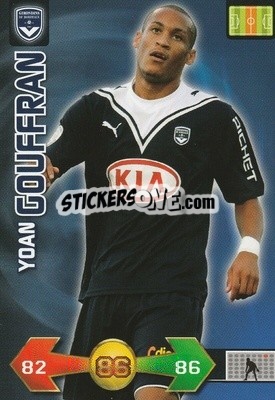 Sticker Yoan Gouffran - FOOT 2009-2010. Adrenalyn XL n. 27 - Panini