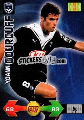 Sticker Yoann Gourcuff - FOOT 2009-2010. Adrenalyn XL n. 28 - Panini