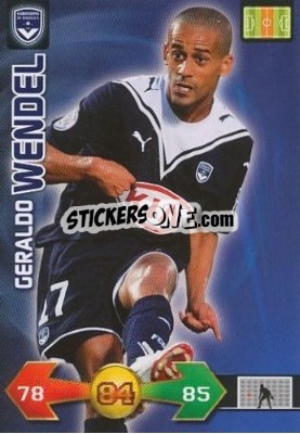 Sticker Geraldo Wendel - FOOT 2009-2010. Adrenalyn XL n. 30 - Panini