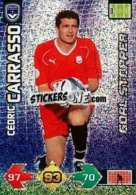 Cromo Cédric Carrasso - FOOT 2009-2010. Adrenalyn XL n. 38 - Panini