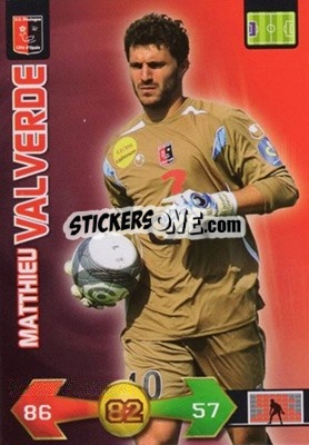 Sticker Matthieu Valverde - FOOT 2009-2010. Adrenalyn XL - Panini