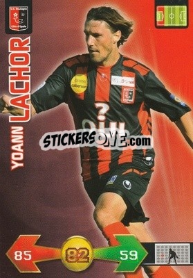 Sticker Yoann Lachor - FOOT 2009-2010. Adrenalyn XL n. 42 - Panini