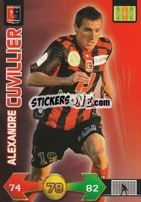Sticker Alexandre Cuvillier - FOOT 2009-2010. Adrenalyn XL - Panini