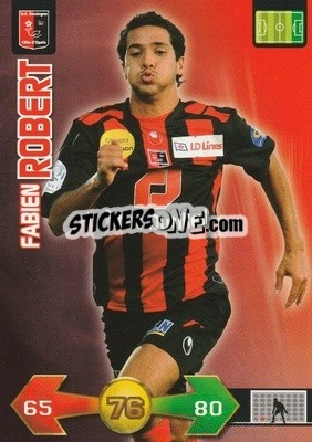 Figurina Fabien Robert - FOOT 2009-2010. Adrenalyn XL n. 51 - Panini