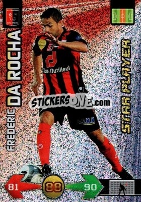 Sticker Frédéric Da Rocha - FOOT 2009-2010. Adrenalyn XL - Panini