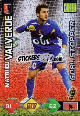 Sticker Matthieu Valverde - FOOT 2009-2010. Adrenalyn XL n. 57 - Panini