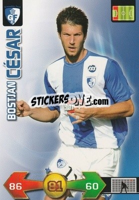 Sticker Boštjan Cesar - FOOT 2009-2010. Adrenalyn XL n. 61 - Panini