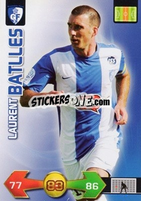 Sticker Laurent Batlles - FOOT 2009-2010. Adrenalyn XL n. 64 - Panini