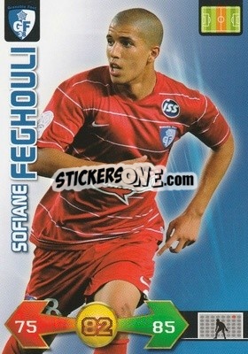 Figurina Sofiane Feghouli - FOOT 2009-2010. Adrenalyn XL n. 67 - Panini