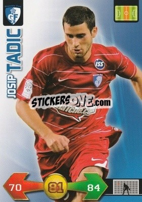 Sticker Josip Tadic - FOOT 2009-2010. Adrenalyn XL - Panini
