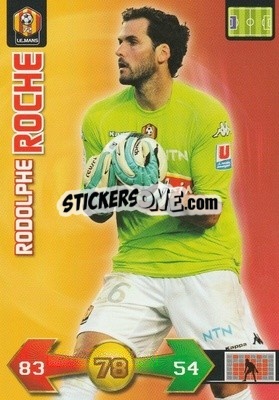 Figurina Rodolphe Roche - FOOT 2009-2010. Adrenalyn XL - Panini