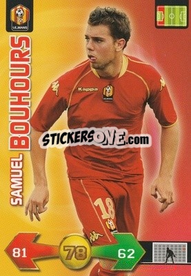 Sticker Samuel Bouhours - FOOT 2009-2010. Adrenalyn XL n. 82 - Panini