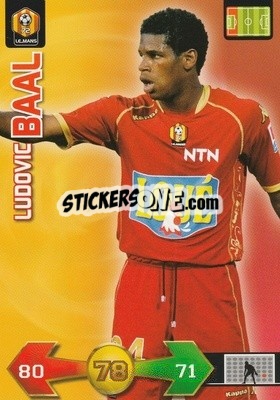 Sticker Ludovic Baal - FOOT 2009-2010. Adrenalyn XL - Panini