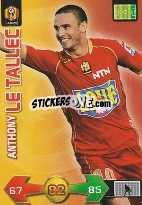 Sticker Anthony Le Tallec - FOOT 2009-2010. Adrenalyn XL n. 90 - Panini