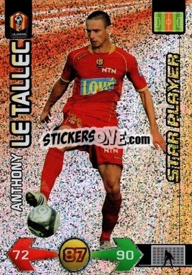 Sticker Anthony Le Tallec - FOOT 2009-2010. Adrenalyn XL n. 93 - Panini