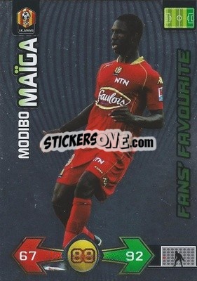 Sticker Modibo Maiga - FOOT 2009-2010. Adrenalyn XL - Panini