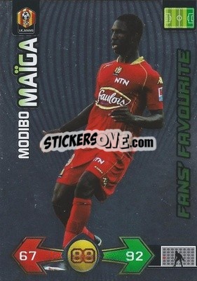 Sticker Modibo Maiga - FOOT 2009-2010. Adrenalyn XL n. 94 - Panini