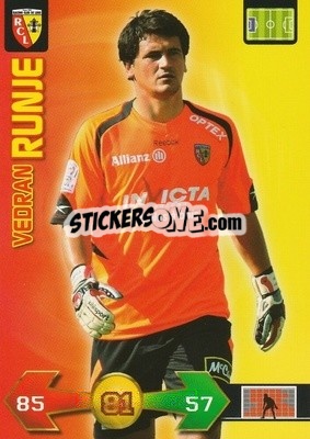 Sticker Vedran Runje - FOOT 2009-2010. Adrenalyn XL n. 96 - Panini