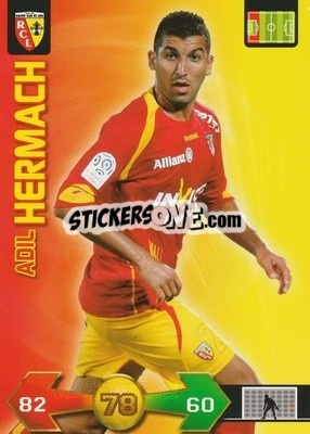 Sticker Adil Hermach - FOOT 2009-2010. Adrenalyn XL n. 97 - Panini