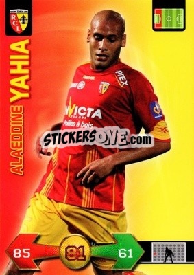Sticker Alaeddine Yahia - FOOT 2009-2010. Adrenalyn XL - Panini