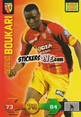 Sticker Razak Boukari - FOOT 2009-2010. Adrenalyn XL n. 101 - Panini