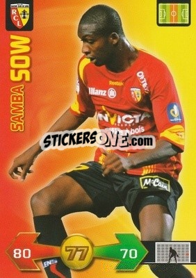 Sticker Samba Sow - FOOT 2009-2010. Adrenalyn XL - Panini