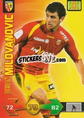 Sticker Dejan Milovanovic - FOOT 2009-2010. Adrenalyn XL - Panini