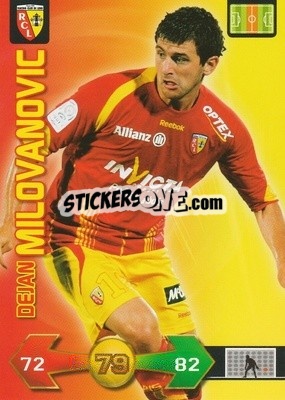 Cromo Dejan Milovanovic - FOOT 2009-2010. Adrenalyn XL - Panini