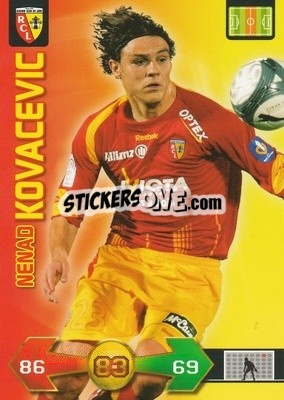 Sticker Nenad Kovacevic - FOOT 2009-2010. Adrenalyn XL n. 104 - Panini
