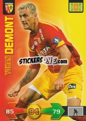 Cromo Yohan Demont - FOOT 2009-2010. Adrenalyn XL - Panini