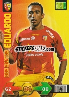 Sticker Eduardo - FOOT 2009-2010. Adrenalyn XL n. 107 - Panini