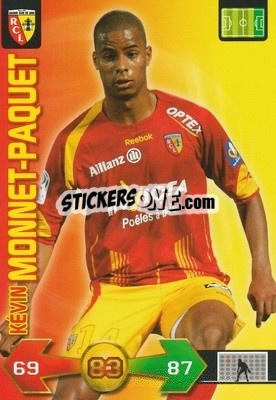 Sticker Kévin Monnet-Paquet - FOOT 2009-2010. Adrenalyn XL n. 110 - Panini
